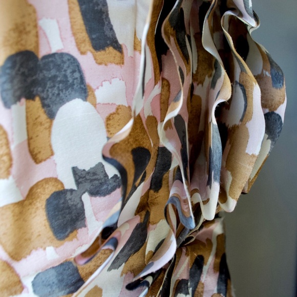 Silk J. Crew Neapolitan Watercolor Dress - Picture 8 of 8